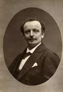 France Opera Singer Charles Nicot Old Woodburytype Photo Carjat 1875