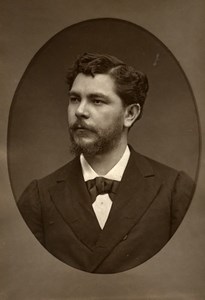 France Opera Singer Baritone Theophile Manoury Woodburytype Photo Carjat 1875