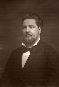 France Opera Singer Louis Lauwers Old Woodburytype Photo Carjat 1875