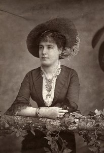 France Opera Singer Rosita Mauri Old Woodburytype Photo Lopez 1875