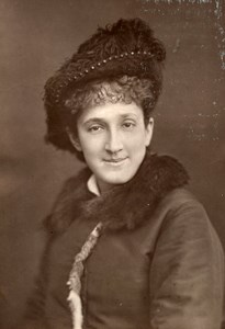 France Opera Singer Lucie Dupuis Old Woodburytype Photo Dagron 1875
