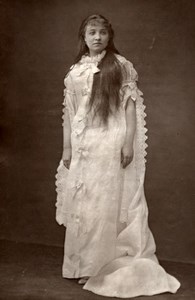 France Opera Singer Marie Jullien Old Woodburytype Photo Dagron 1875