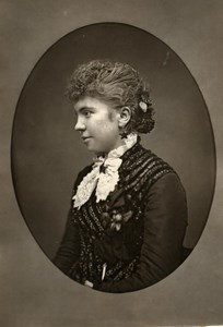 France Opera Singer Marie Von ensler aka Litta Woodburytype Photo Carjat 1875