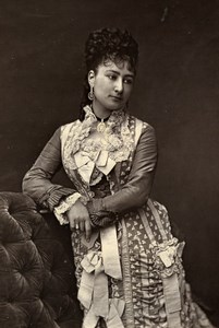 France Opera Singer Adele Franck Duvernoy Old Woodburytype Photo Franck 1875
