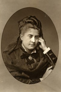 France Opera Singer Jeanne Fouquet Old Woodburytype Photo Pierre Petit 1875