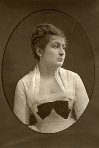 France Opera Singer Helene Chevrier Old Woodburytype Photo Liebert 1875