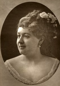 France Opera Singer Mezzo Soprano Miss Daltona Woodburytype Photo Nadar 1875