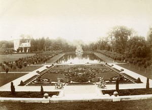 France Eure Conde sur Iton Castle Garden Count Jarnac Old Photo 1890