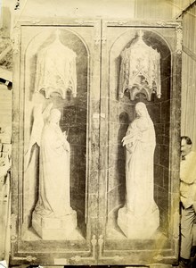 France Aix en Provence Cathedral Burning Bush Triptych Old Photo 1890