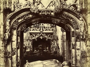 France Ain Brou Church Tomb Margaret of Austria Duchess of Savoy Old Photo 1890