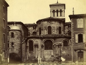 France Cathédrale Saint-Apollinaire de Valence Apse Old Photo 1890