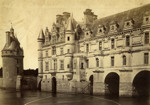 France Chenonceaux Château de Chenonceau Castle Old Photo 1890