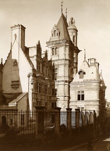 France Maine-et-Loire Angers Logis Pincé Old Photo 1890