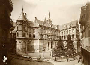 France Maine-et-Loire Angers the Eveché façade Old Photo 1890