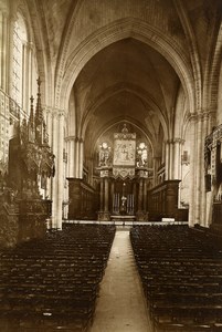 France Maine-et-Loire Angers Cathedral interior Old Photo 1890