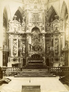 France Toulouse Saint-Étienne Cathedral Gothic Altarpiece Old Photo 1890