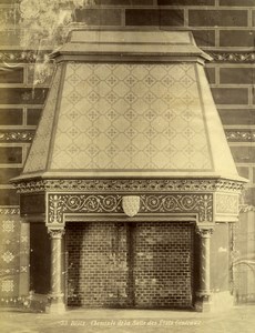 France Blois Room Fireplace Etats Generaux Cheminee Old Photo 1890