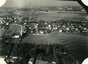 France Rhône Lyon Bron Panorama Old Aerial Photo 1928