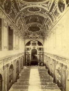 France Fontainebleau Chapel Chapelle Interior Old Photo 1890