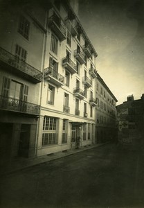 France Nice Street new Hotel Façade Building Old Photo 1910