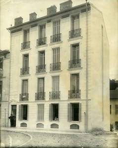 France Nice new House Building Flat for Rent Sign Old Photo 1910
