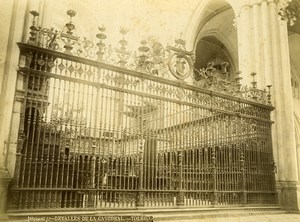 Spain Toledo Cathedral Catedral Detail Old Photo Alguacil 1870