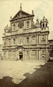 Belgium Antwerp Saint Carolus Borromeus Church Jesuits Old Photo 1890