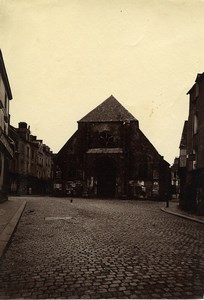 Belgium Ypres ? Ieper Old Houses Old Photo 1890