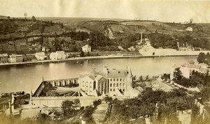 Belgium Dinant Prison Jail Panorama Old Photo 1890