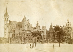 Belgium Antwerp Anvers Het Steen Old Photo 1900