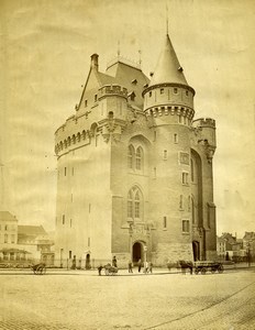 Belgium Brussels Bruxelles Halle Gate Hallepoort Old Photo 1890