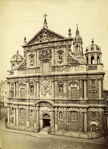 Belgium Antwerp Saint Carolus Borromeus Church Jesuits Old Photo 1890