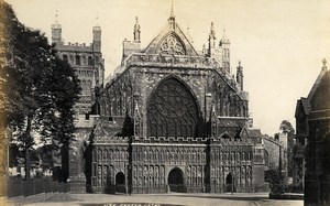 United Kingdom Exeter & Canterbury Cathedral 2 Old Photos Francis Frith 1870