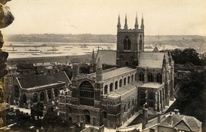 United Kingdom Westminster Abbey & Rochester Cathedral 2 Old Photos Frith 1870