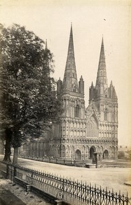 United Kingdom Lichfield Percy Shrine Beverley 2 Old Photos Francis Frith 1870