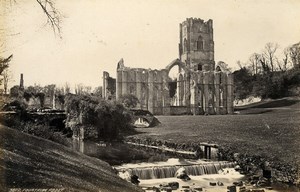 United Kingdom Llandaff & Fountains Abbey 2 Old Photos Francis Frith 1870