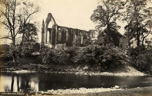 United Kingdom Fountains Abbey Crypt & Bolton Abbey 2 Old Photos Frith 1870