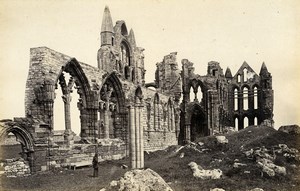 United Kingdom Whitby Abbey Hack Fall Yorkshire 2 Old Photos Francis Frith 1870