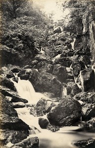 United Kingdom Ambleside Stock Ghyll Force Lodore Falls 2 Old Photos Frith 1870