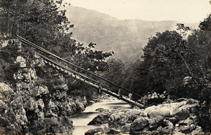 United Kingdom Betws-y-Coed Fairy Glen & Miners Bridge 2 Old Photos Frith 1870