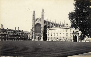 United Kingdom Cambridge Bridge of Sighs Clare College 2 Old Photos Frith 1870