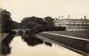 United Kingdom Cambridge St John & Clare College 2 Old Photos Francis Frith 1870