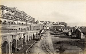 Algeria Algiers & Belgium Brussels Town Hall 2 Old Photos Francis Frith 1870