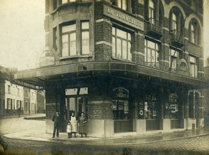 Belgique Koekelberg Bar Au Tonnelier Billiards Old Photo 1920