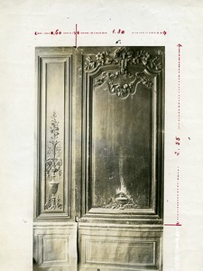 France Paris Piece of Art Woodwork Old Photo 1910