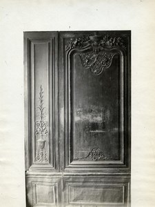 France Paris Piece of Art Woodwork Old Photo 1910