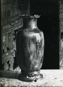 France Paris Piece of Art Pottery Large Vase Old Photo 1910