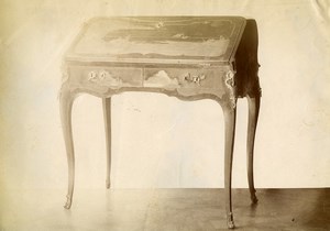 France Paris Piece of Art Furniture Secretaire Desk Old Photo 1890