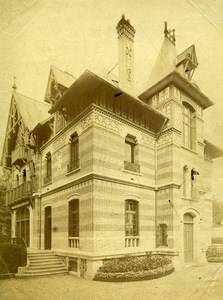 France Paris ? Architect's house Old Photo 1890