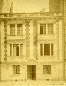 France Paris ? Rue Le Chatelier Architect's house Old Photo 1890
